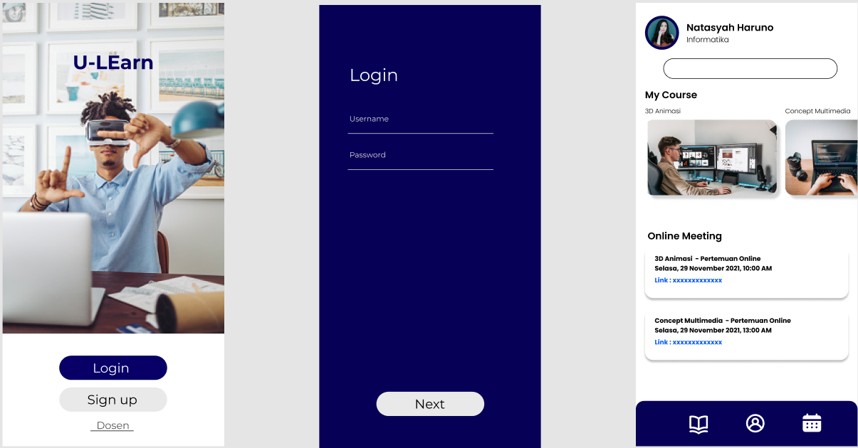 U-Learn project screenshot