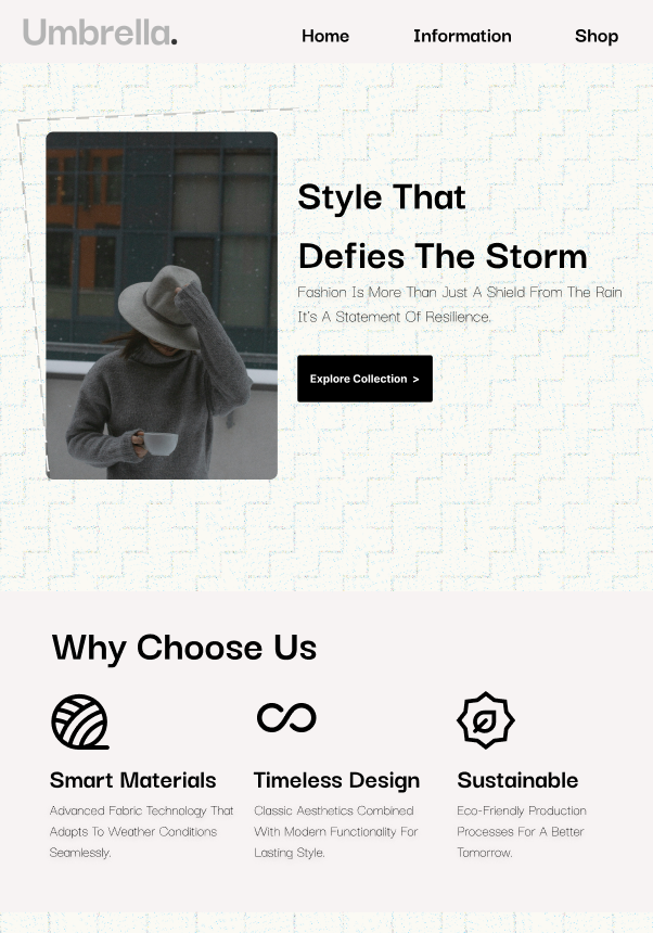 Umbrella project screenshot